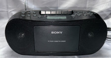 Sony CFD-S50 Personal Audio System Portable CD Cassette AM/FM Radio-USED/WORKS
