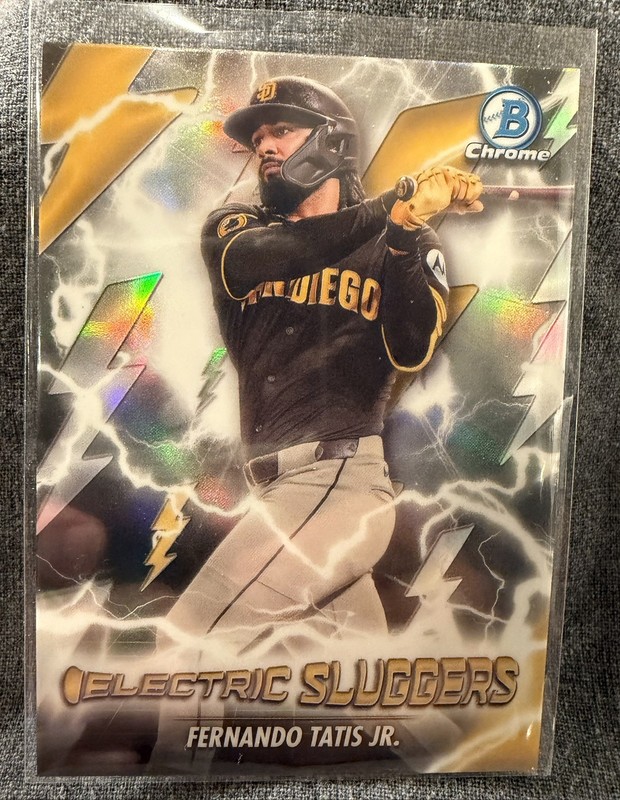 🔥Fernando Tatis Jr. 2026 Bowman Chrome #ES-3 Electric Sluggers Insert Padres