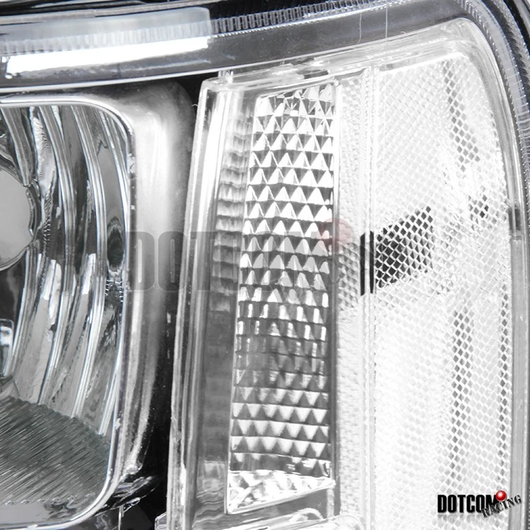 Fit 07-13 GMC Sierra 1500 2500HD Chrome Diamond Headlights+Black LED Tail Lamps Foto 4 de 4