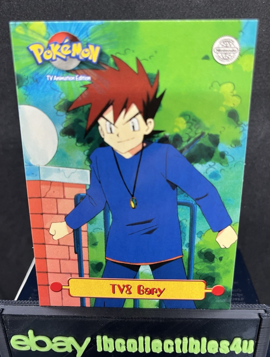 1999 Topps Pokemon TV Animation Edition Series 1 Gary Oak #TV8 F/S