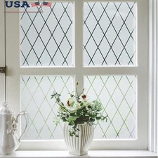 Static Cling Window Film UV Protection Privacy Glass Decal Easy Installation New