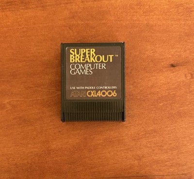 SUPER BREAKOUT Atari 400/800/XL/XE - VGC Cartridge Only - Tested & Ships Fast