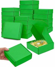 50 Pack Shipping Boxes 6 x 4 x 1.6 Inches, Corrugated Mailer Boxes