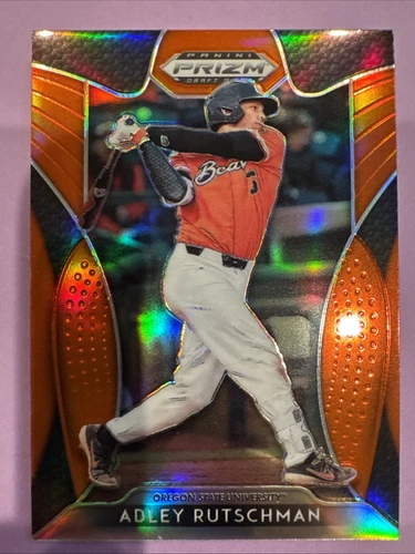 2019 Panini Prizm Draft Picks - Adley Rutschman #1 Orange Prizm (RC)