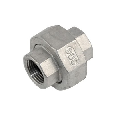 1/2'' 1/2 in NPT Female Straight Union Coupling Pipe Fitting stainless steel 304