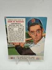 1953 Red Man Tobacco All-Star Team American League Dom DiMaggio #22 VG/VG-EX