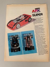 VINTAGE 1972 AURORA A/FX COLOR 2-PAGE OPEN UP BROCHURE