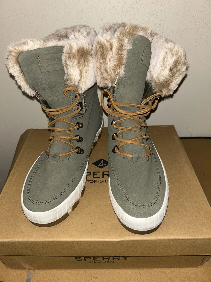 Sperry Women’s Torrent Winter snow Boot-olive, Size 11 - Изображение 4 из 4