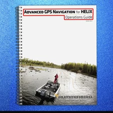 HUMMINBIRD ADVANCED GPS NAVIGATION Operators Guide Manual - LOOP BIND - COVERS