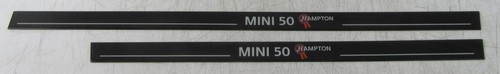Genuine MINI Hampton Edition Side Skirt Kick Plate Sill Cover for R55 Clubman