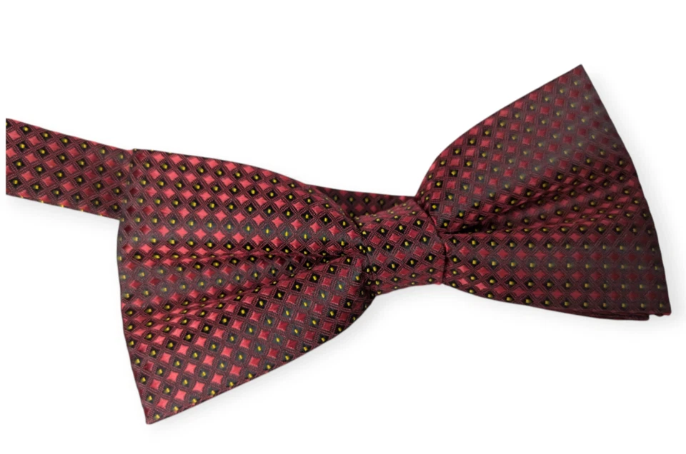 Nicole Miller Cummerbund, Chaleco y Pajarita Juego de 3 Piezas en Rojo Granate Talla XL Foto 4 de 4