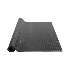 Uimoso 4 x 10ft Garage Floor Mat Diamond Plate PVC Vinyl Roll Non-Slip 3mm Thick