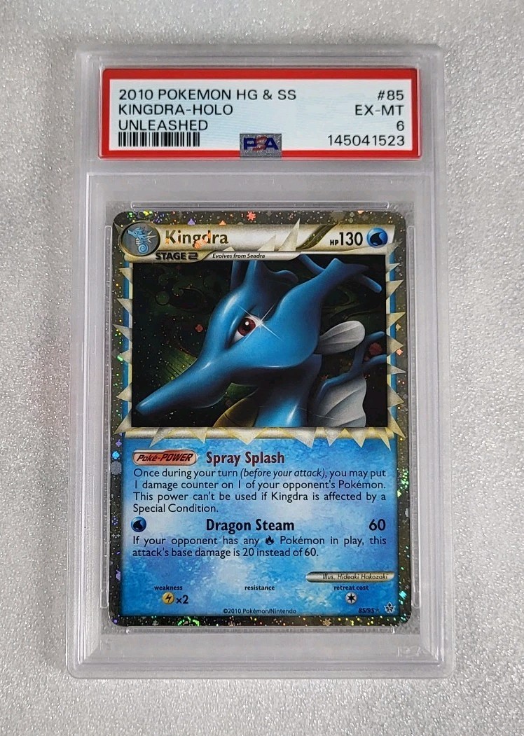 Kingdra 85/95 PSA 6 EX-MT Unleashed 2010 Prime HGSS Pokemon