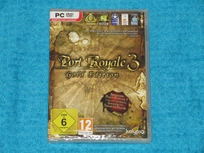 Neu (sealed) Port Royale 3 Gold Edition - PC Spiel + Erweiterung Treasure Island