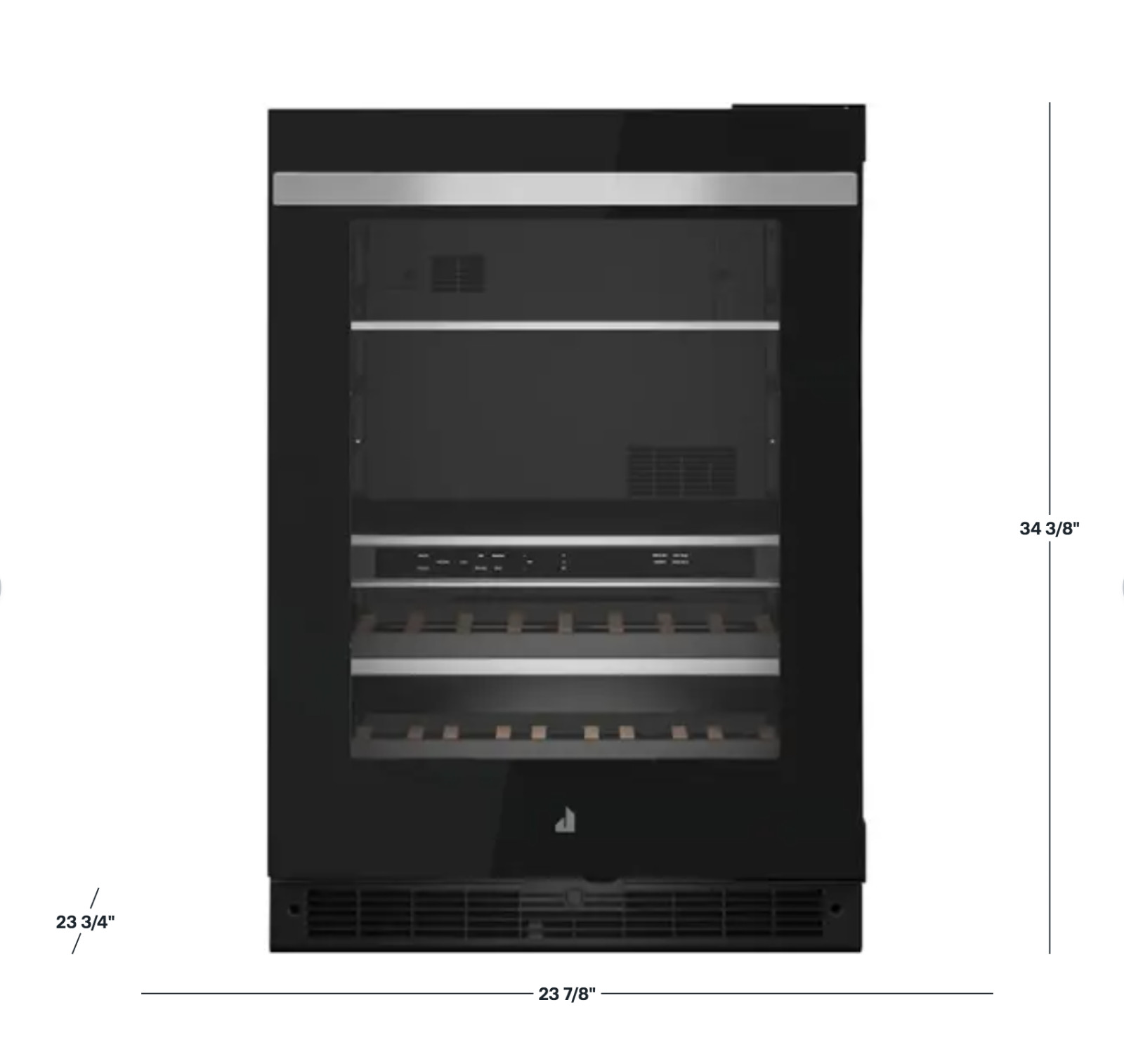 JennAir Noir 24" Built-In Undercounter Dual Zone Beverage Center - JUBFR242HM