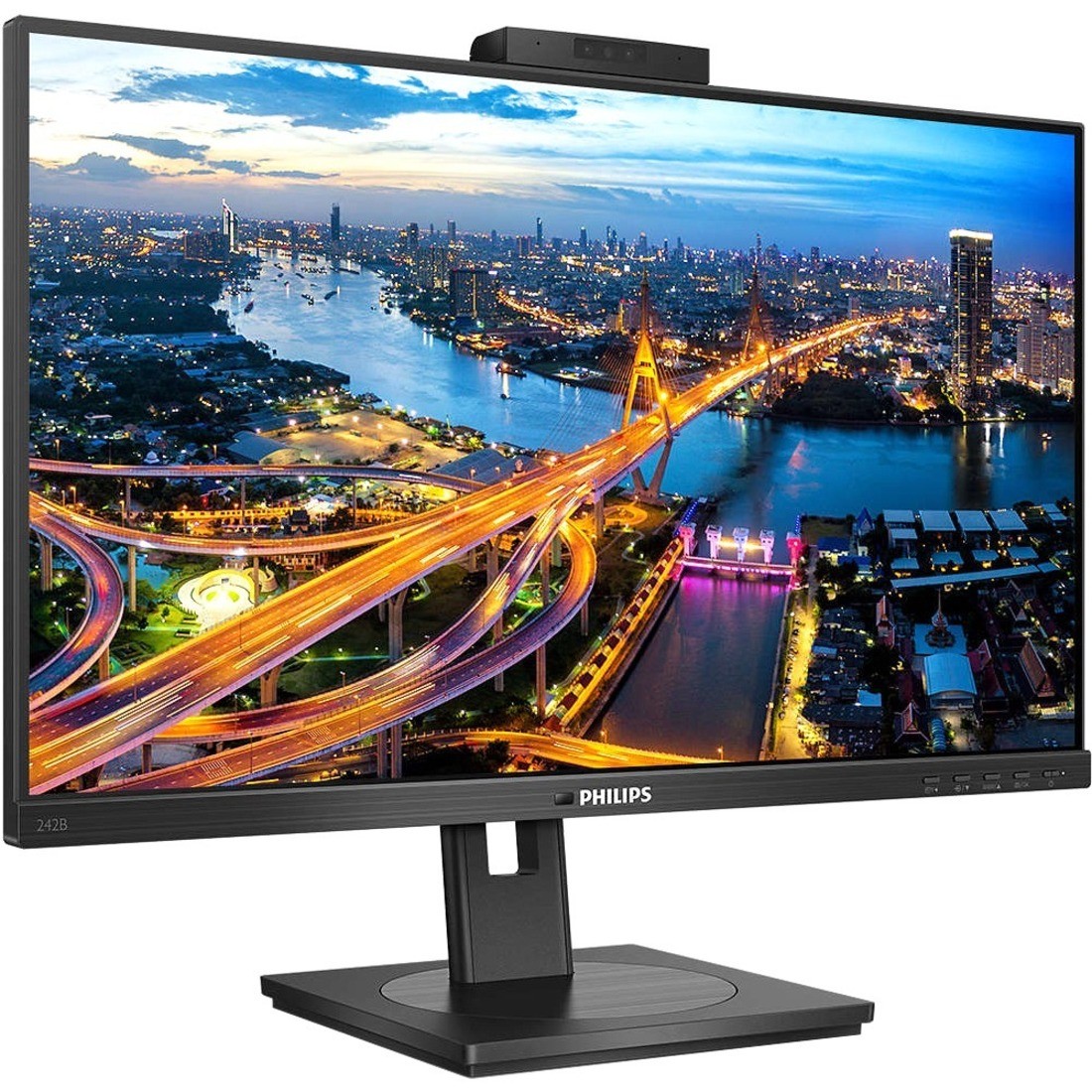 ЖК-монитор Philips 242B1H 23.8 Full HD WLED - 16:9 - Черный с текстурой (242B1H)