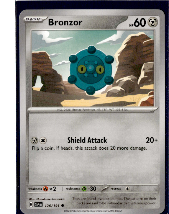 Bronzor - 126/191 - Pokemon Surging Sparks