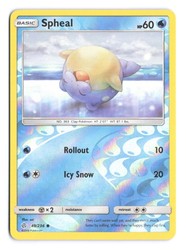 Spheal 49/236 Cosmic Eclipse Reverse Holo