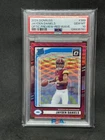 2024 Panini Donruss #389 Jayden Daniels Optic Preview Red Wave RC PSA 10 Sh