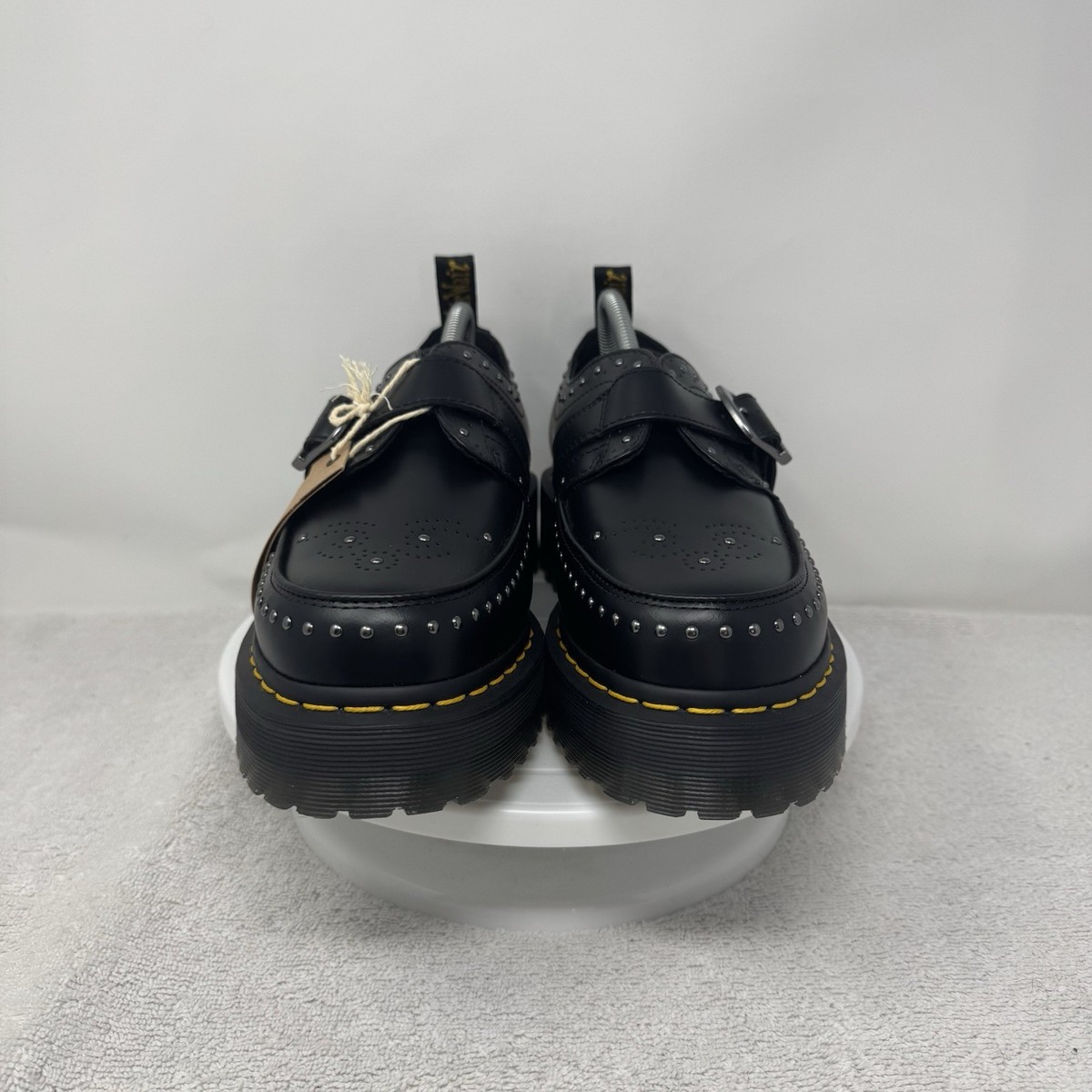 靴 Dr.Marten RamseyQuadStud Dr. Martens Ramsey Quad Stud Leather Creeper Shoes Men's