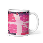 Whimsical Pink and Purple Dot Texture Holiday Mug - 11oz Ceramic