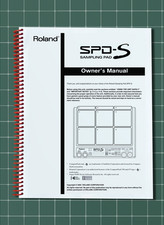 Roland SPD-S   Owners Manual User Guide Instructions   142 Pages   USA Made