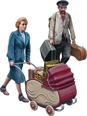 Miniart MIN38084 Scale Model, Molded Color