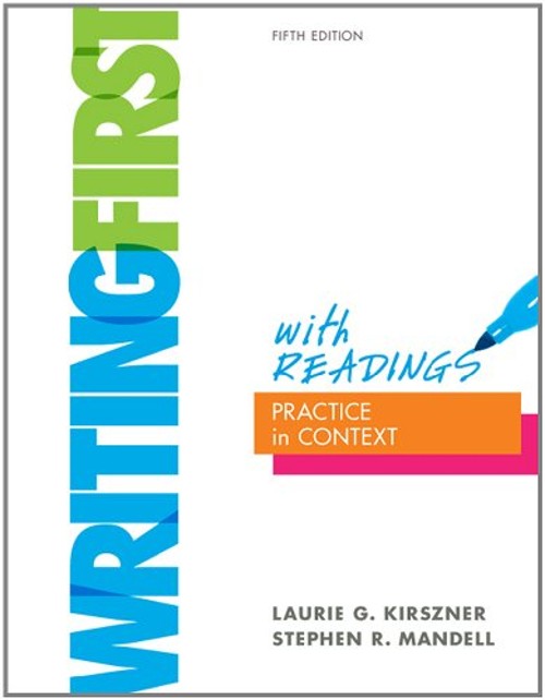 Writing First with Readings : Practice in Context Paperback