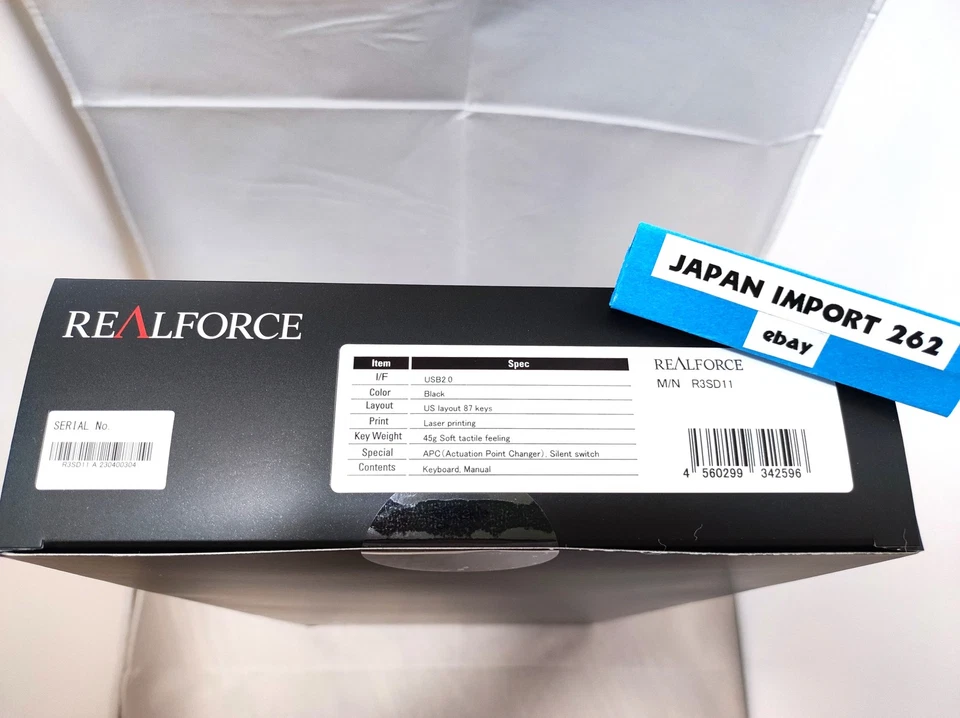 REALFORCE R3S Keyboard R3SD11 USB US ANSI 87 Keys Key Weight:45g Black - Image 2 of 4