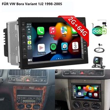 DAB Für VW Bora Variant 1J2 1998-2005 CarPlay Android15 Autoradio GPS Navi 2+64G