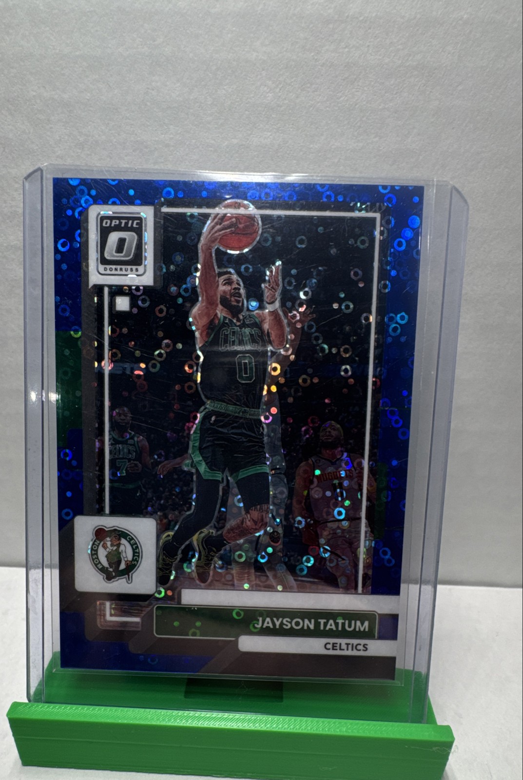 2022-23 Panini Donruss Optic - Jayson Tatum #8 Blue Fast Break Prizm /49