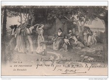 CPA.1910.Illustrateur.Collection L.A.En Provence.La Farandole.Frederic Mistral