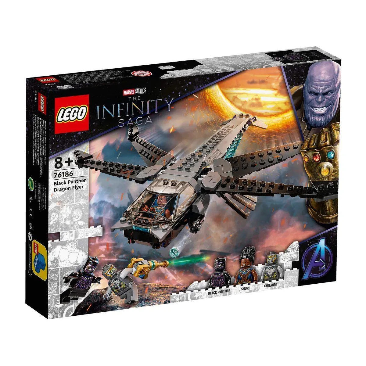 LEGO Marvel Super Heroes Infinity Saga 76186 Black Panthers Libelle NEU & OVP - Bild 20