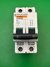 Merlin Gerin C60HD 25713 D6 6A Double Pole MCB
