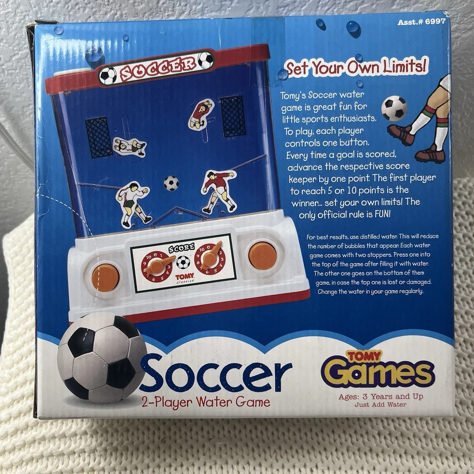 Juego portátil de baloncesto TOMY 1999 vintage para 2 jugadores agua nuevo stock antiguo. Foto 3 de 4