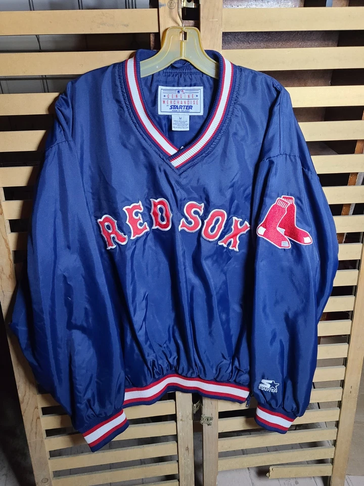 Chaqueta Pullover Vintage Años 90 Starter Satén MLB Boston Red Sox Foto 2 de 4