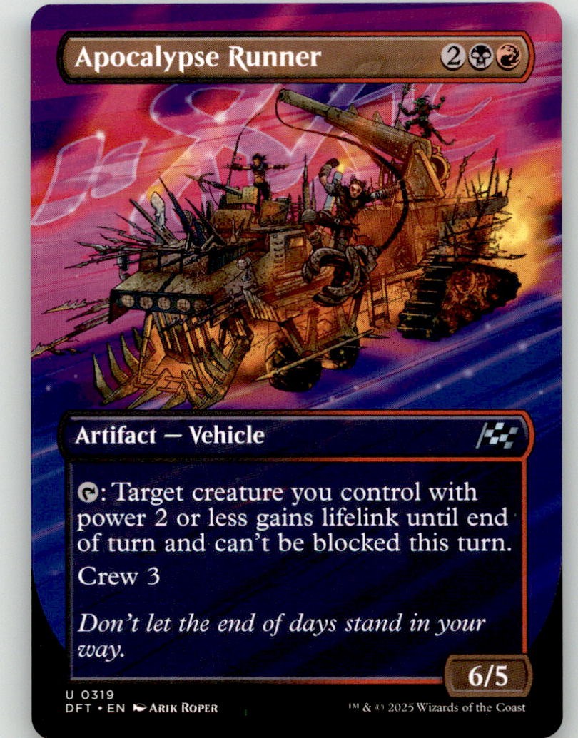 Apocalypse Runner (Borderless) 319 Uncommon Aetherdrift Magic: The Gathering LP