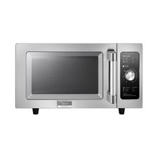 Midea 1025F0A 1000 W Light Duty Commercial Microwave Oven, 0.9 Cu Ft, Dial Co...