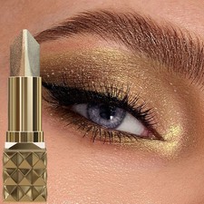 2 in 1 Brown Shimmer Eyeshadow Stick Glitter Waterproof Long Lasting