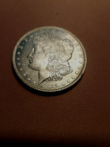 1884 p morgan silver dollar