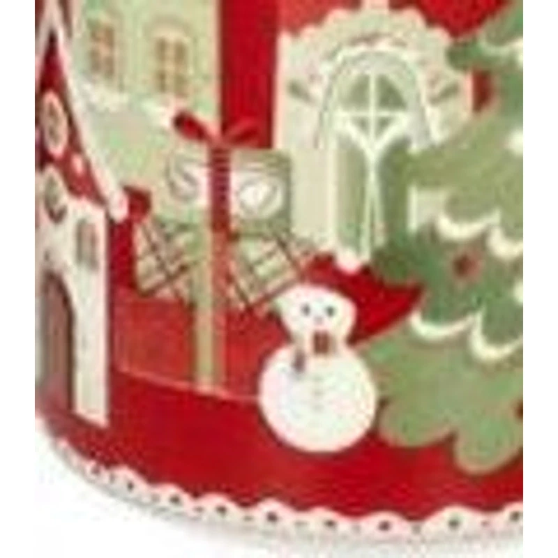 Mug Natale con Tappo e Filtro BRANDANI Villaggio in Festa Rosso Porcellana, fotografia 9 di 9