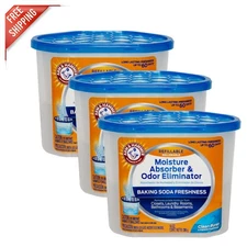 Odor Eliminating Moisture Absorber Tubs, 14 oz, 3 Pack - Clean Burst Scent