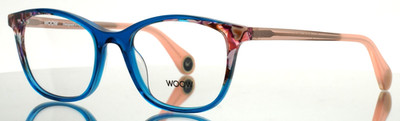 WOOW Loop In' 2 0287 Transparent Mediterranean Blue Womens Eyeglasses 49-18-140
