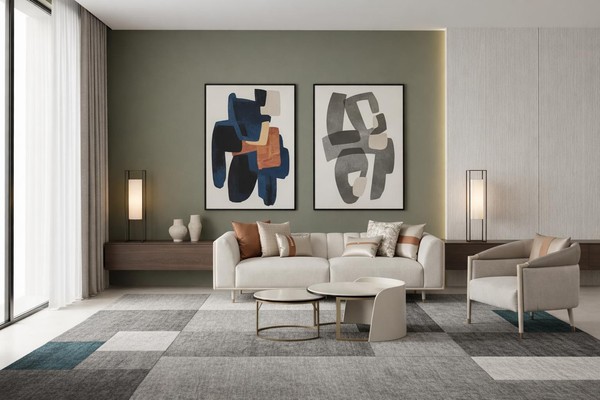 Stilvolles Beiges Wohnzimmer-Set 3-Sitzer-Sofa Sessel Couchtisch DesignermöBel-image