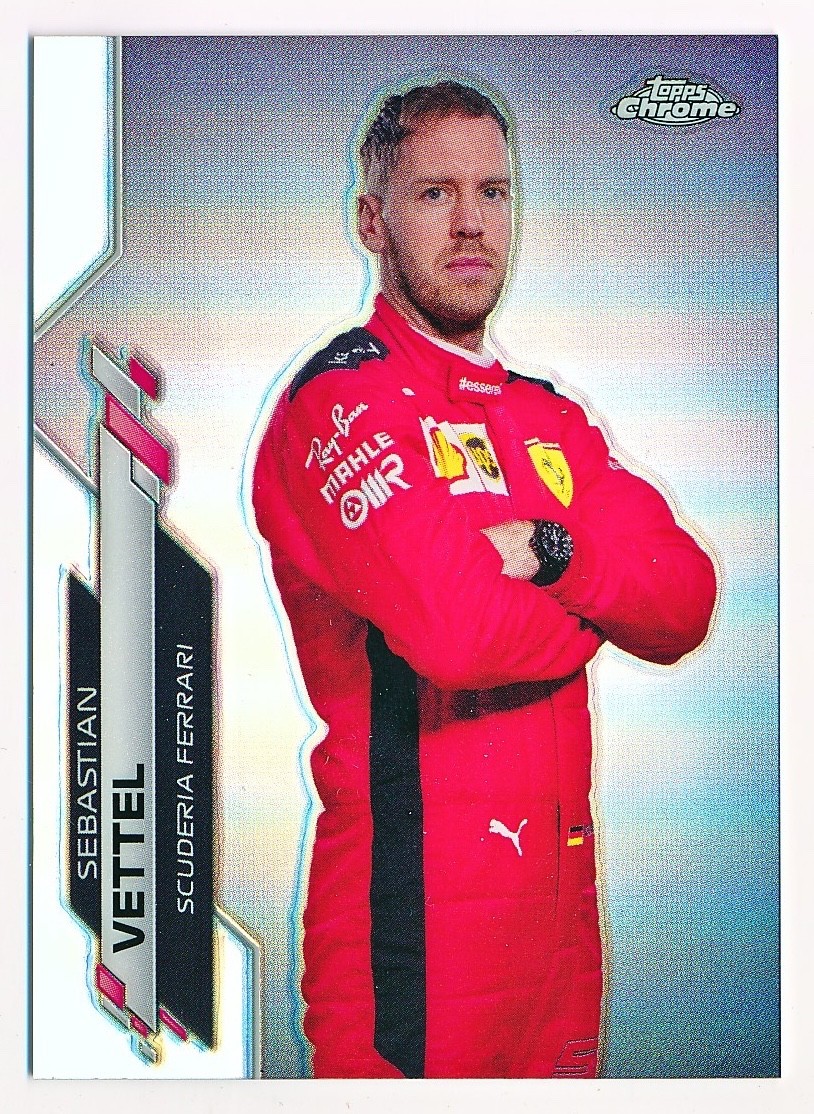 2020 Topps Chrome F1 Sebastian Vettel Portrait Refractor #3