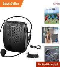 Portable Voice Amplifier Microphone System for Teachers Coaches Singing