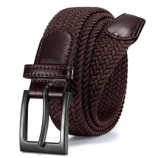 Nickle Free No Metal Belt for Men, TSA Approved Hypoallergenic Elastic