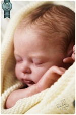 Studio-Puppe Mädchen Reborn Esenia von Irina Kaplanskaya 19'