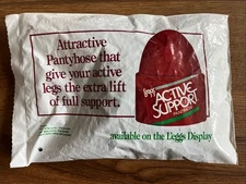 Legs Active Support Pantyhose Size B Off Black RARE New In Package