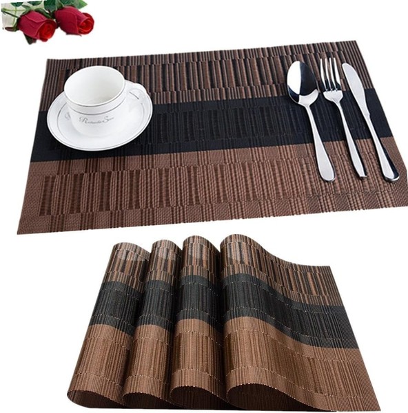 Platzsets 30X45Cm Rutschfest Abwaschbar HitzebestäNdig PVC 6Er Set KüChe-image